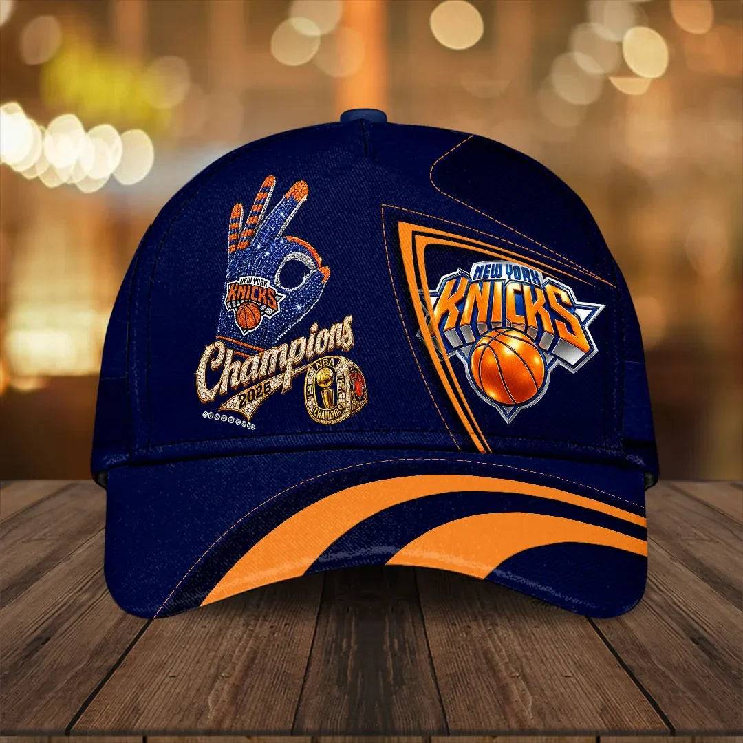 NY Knicks Merch New York Knicks 2026 Finals Champions Hat Gift For Dad - Merchluma