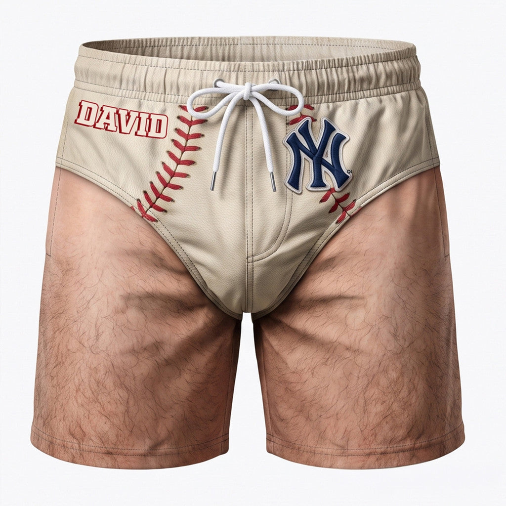 Personalized Athletic Sport Team Beach Shorts Funny Clothing Gifts For Men - Merchluma
