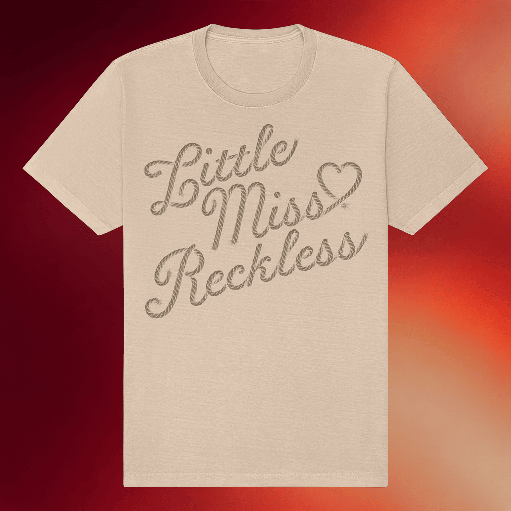 Bailey Zimmerman Merch 2026 Little Miss Reckless T-Shirt Unique Gifts For Music Lovers - Merchluma