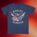 Ashley McBryde Merch 2026 Eagle Flag T-Shirt Ashley McBryde Shirt Gifts For Country Fans - Merchluma