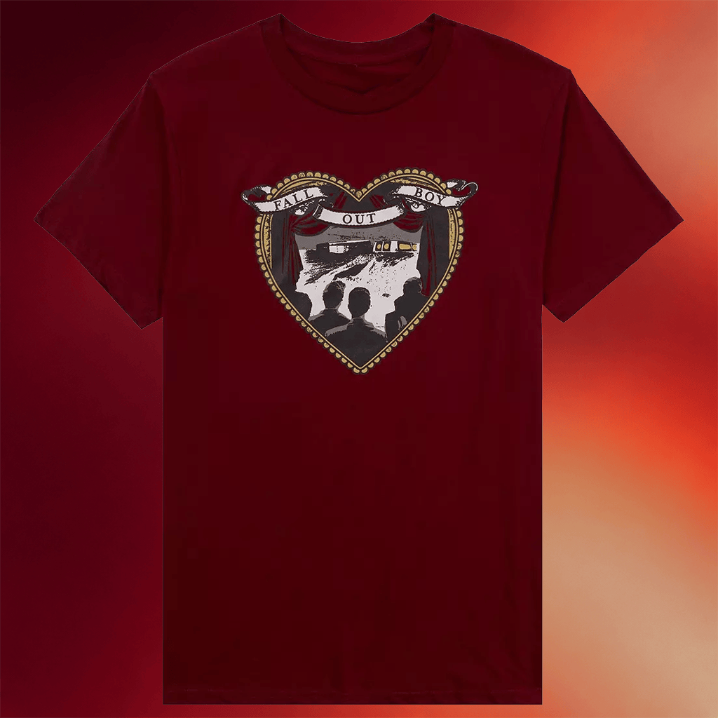 Fall Out Boy Merch Fall Out Boy From Under The Cork Tree Heart T-Shirt Gifts For Rock Lovers - Merchluma