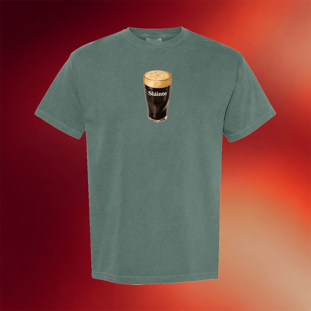 Barstool Sports Merch Slainte Beer T-Shirt St Patrick's Day Shirts Gifts For Irish Holiday - Merchluma