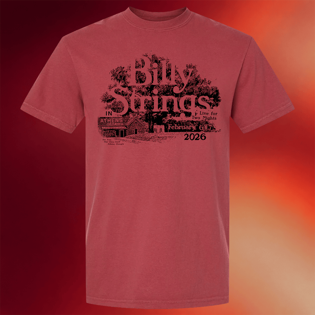 Billy Strings Merch 2026 Athens GA Tour T-Shirt Best Gifts For Music Lovers - Merchluma