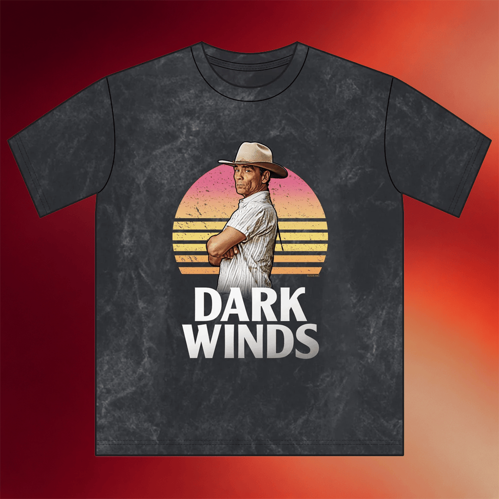 AMC Merch 2026 Dark Winds Joe Leaphorn Retro Sunset T-Shirt Gifts Ideas For Boyfriend - Merchluma