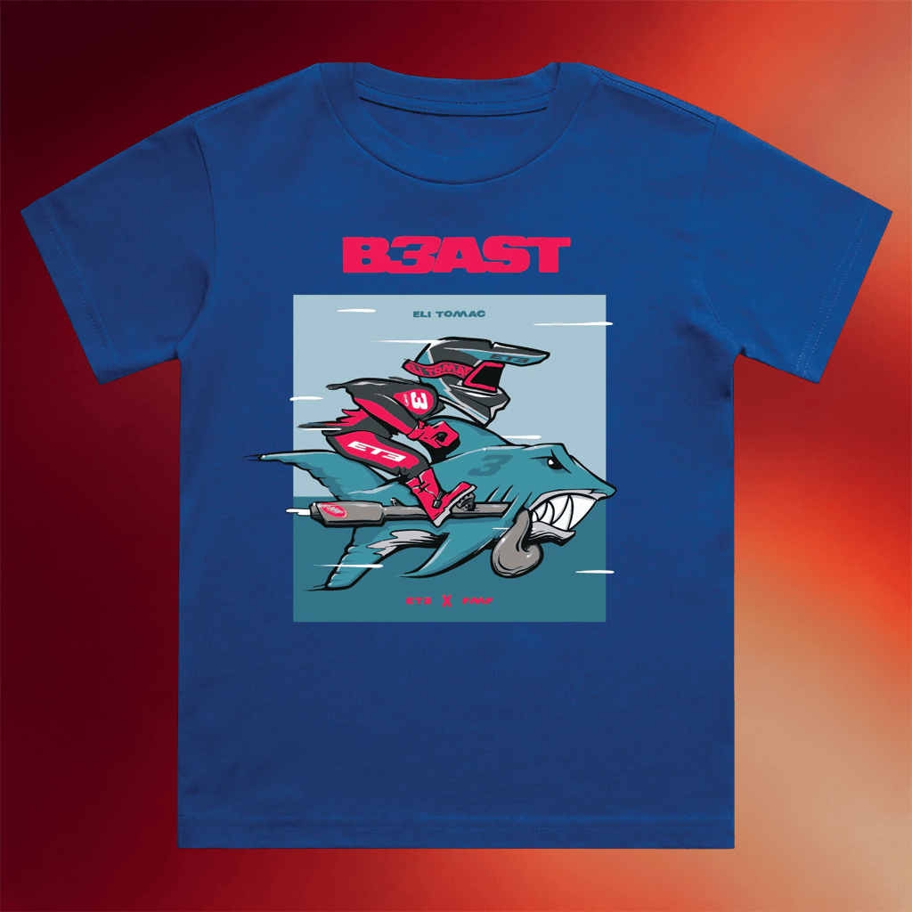 Eli Tomac Merch Jaws B3ast T-Shirt Eli Tomac Shirt Gifts For Racing Lovers - Merchluma