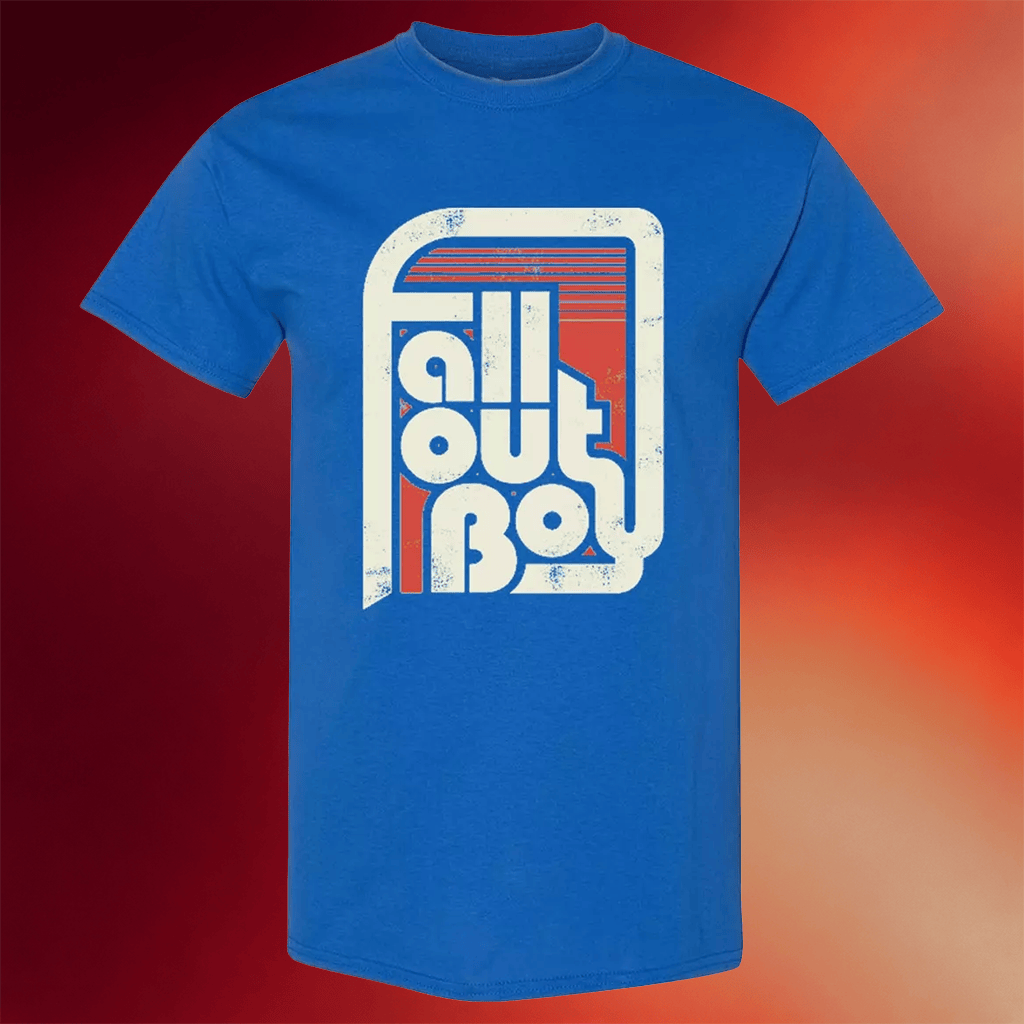 Fall Out Boy Merch Fall Out Boy Retro Logo T-Shirt Birthday Gift For Friends - Merchluma