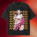 Ashnikko Merch 2026 Ashnikko Demidevil Poster Wash T-Shirt Best Gifts For Rapper Fans - Merchluma