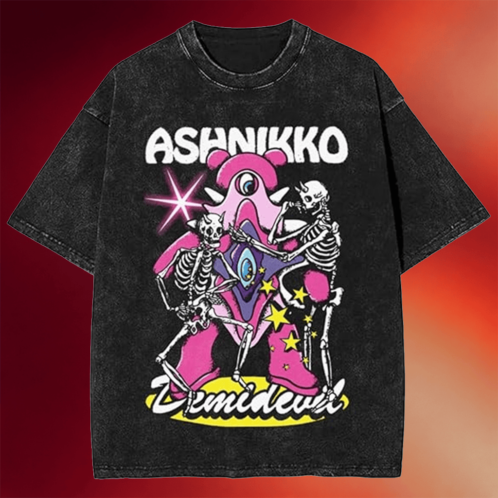 Ashnikko Merch 2026 Ashnikko Demidevil Skeleton Dry Hump T-Shirt Gifts For Rap Fans - Merchluma