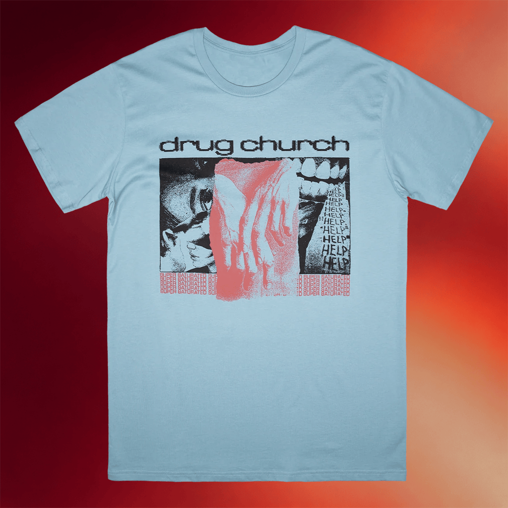 Drug Church Merch 2026 Super Saturated T-Shirt Cool Gifts For Music Lovers - Merchluma