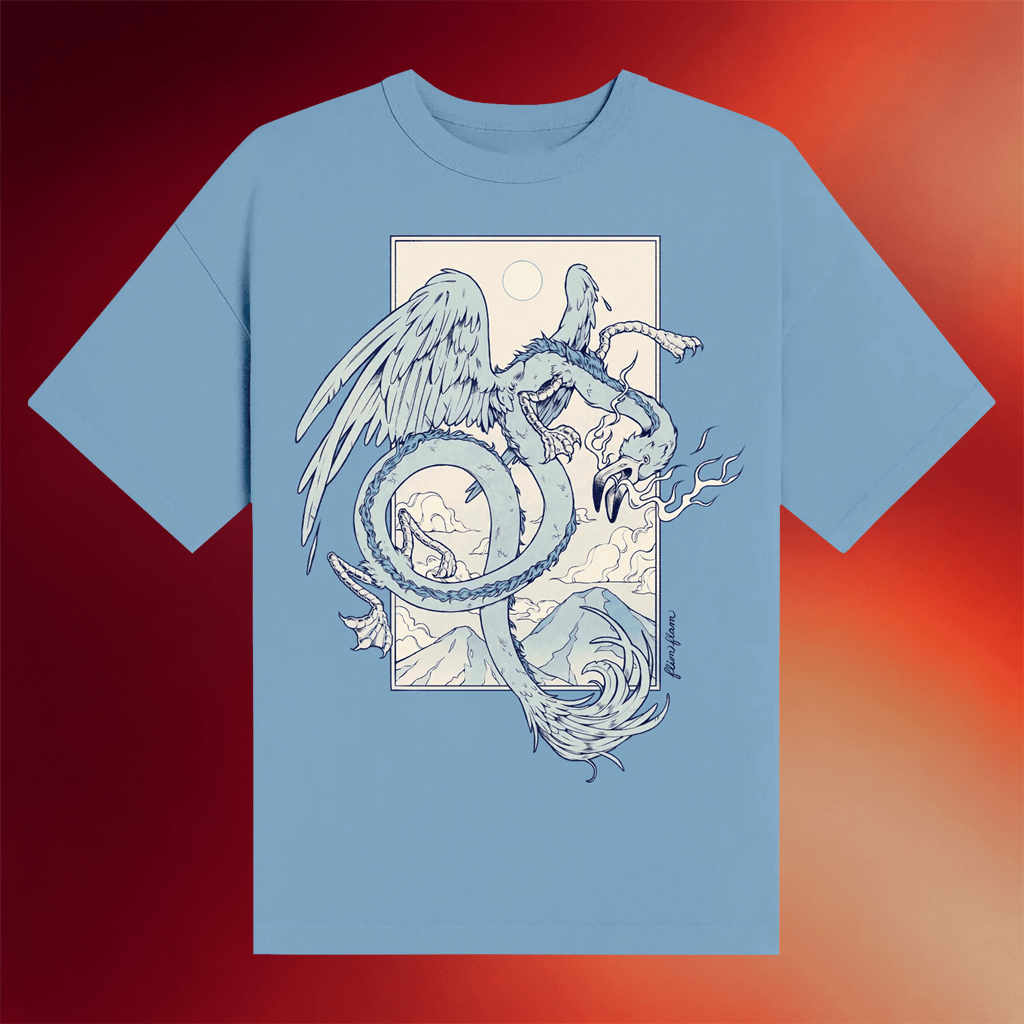 Flim Flam Merch Flamingo Dragon T-Shirt Birthday Ideas For Brother - Merchluma