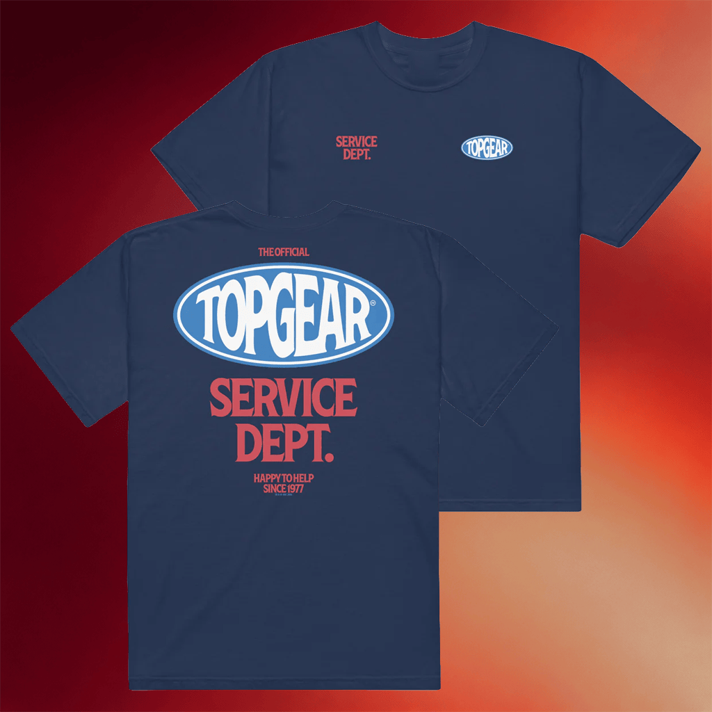 BBC Shop Merch Top Gear T-Shirt Service Dept Shirt Father's Day Gifts - Merchluma