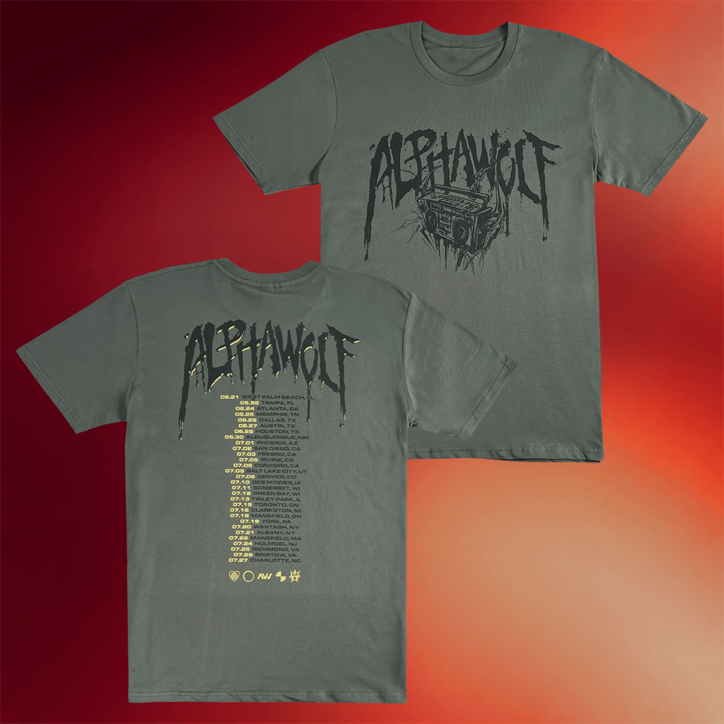 Alpha Wolf Merch 2026 Metal Tour Dates T-Shirt Alpha Wolf Band Shirt Gifts For Music Lovers - Merchluma