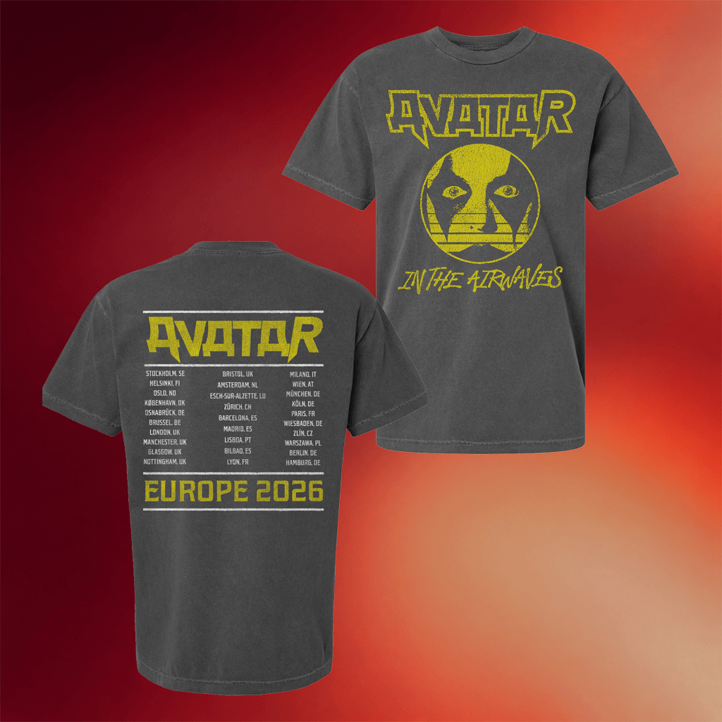 Avatar Metal Merch 2026 Airwaves Tour T-Shirt Avatar Band Shirt Present For Music Lover - Merchluma