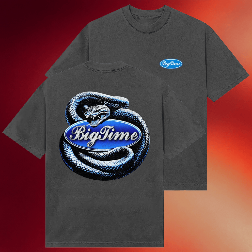 BigTime Merch Chrome Snake T-Shirt Birthday Gift For Brother - Merchluma
