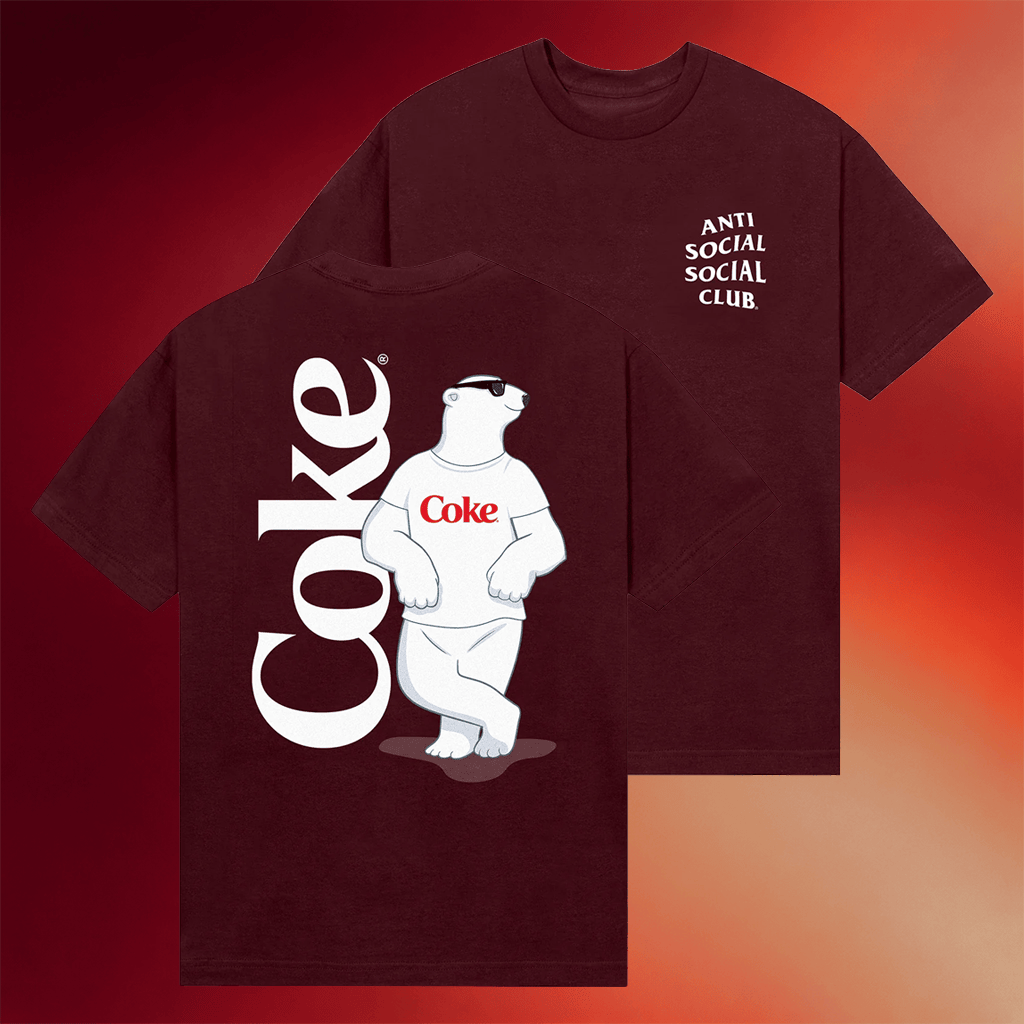 Anti Social Social Club Merch 2026 ASSC X Coca Cola Polar Bear Coke T-Shirt Unique Gift For Him - Merchluma