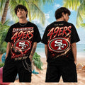 Custom San Francisco 49ers Faithful To The Bay Vintage T-Shirt SF 49ers Merch 2026 Fan Gifts - Merchluma