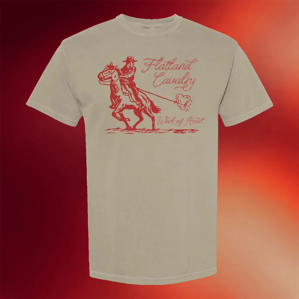 Flatland Cavalry Merch 2026 Heart Wrangler T-Shirt Father's Day Gifts For Husband - Merchluma
