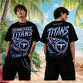Custom Tennessee Titans 2026 Titan Up 2026 Retro T-Shirt Titans Merch Football Game Day Gifts - Merchluma