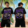 Personalized Baltimore Ravens Play Like A Raven T-Shirt 2026 Ravens Merch Football Fan Gifts - Merchluma