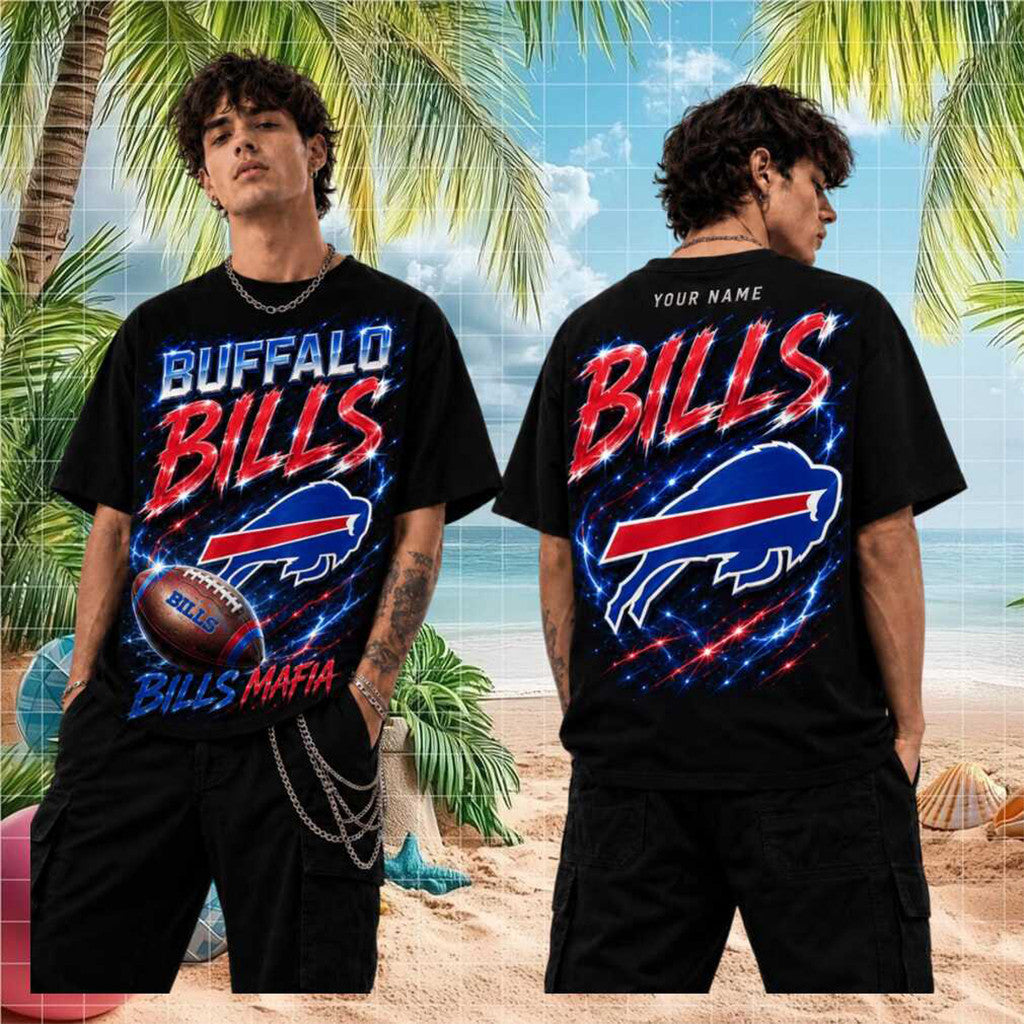 Personalized Buffalo Bills 2026 Bills Mafia T-Shirt Buffalo Bills Merch Football Fan Gifts - Merchluma