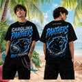 Personalized Carolina Panthers Keep Pounding T-Shirt 2026 Panthers Merch Gift For Football Fans - Merchluma