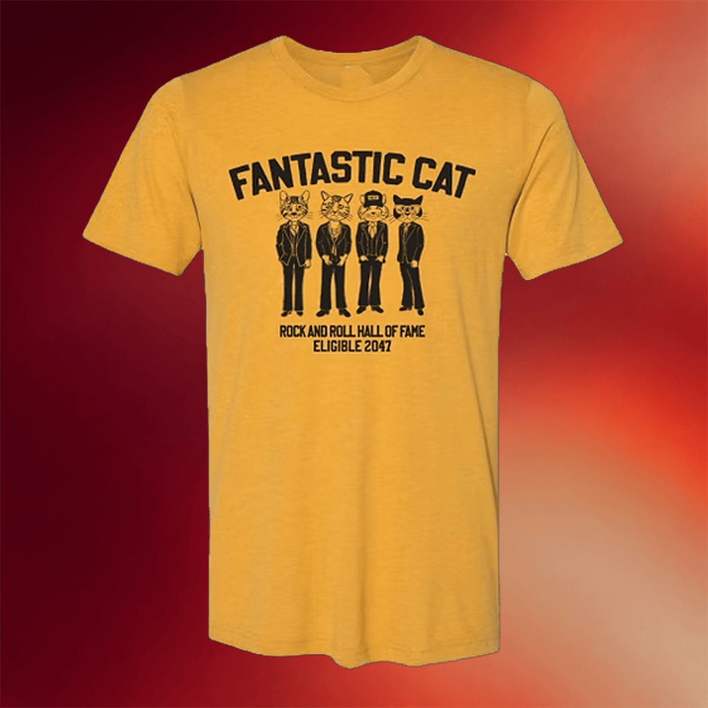 Fantastic Cat Merch Rock And Roll Hall Of Fame T-Shirt Birthday Gifts For Music Fans - Merchluma
