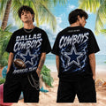 Personalized Dallas Cowboys America's Team T-Shirt Dallas Cowboys Merch Football Fan Gifts - Merchluma