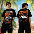 Personalized Denver Broncos Let's Ride T-Shirt 2026 Denver Broncos Merch Football Lover Gifts - Merchluma