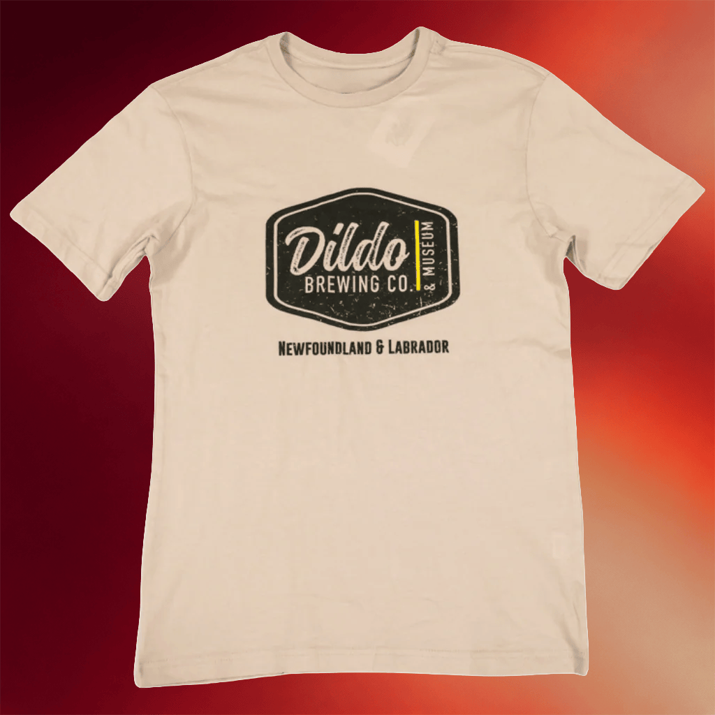 Dildo Newfoundland Merch Dildo Brewing Co And Museum Logo T-Shirt Cool Gifts For Him - Merchluma