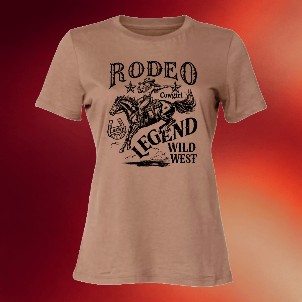 Enrforce Merch 2026 Rodeo Cowgirl T-Shirt Legend Wild West Shirt Best Gift For Her - Merchluma