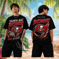 Personalized Tampa Bay Buccaneers Raise The Flags T-Shirt Buccaneers Merch Football Fan Gifts - Merchluma