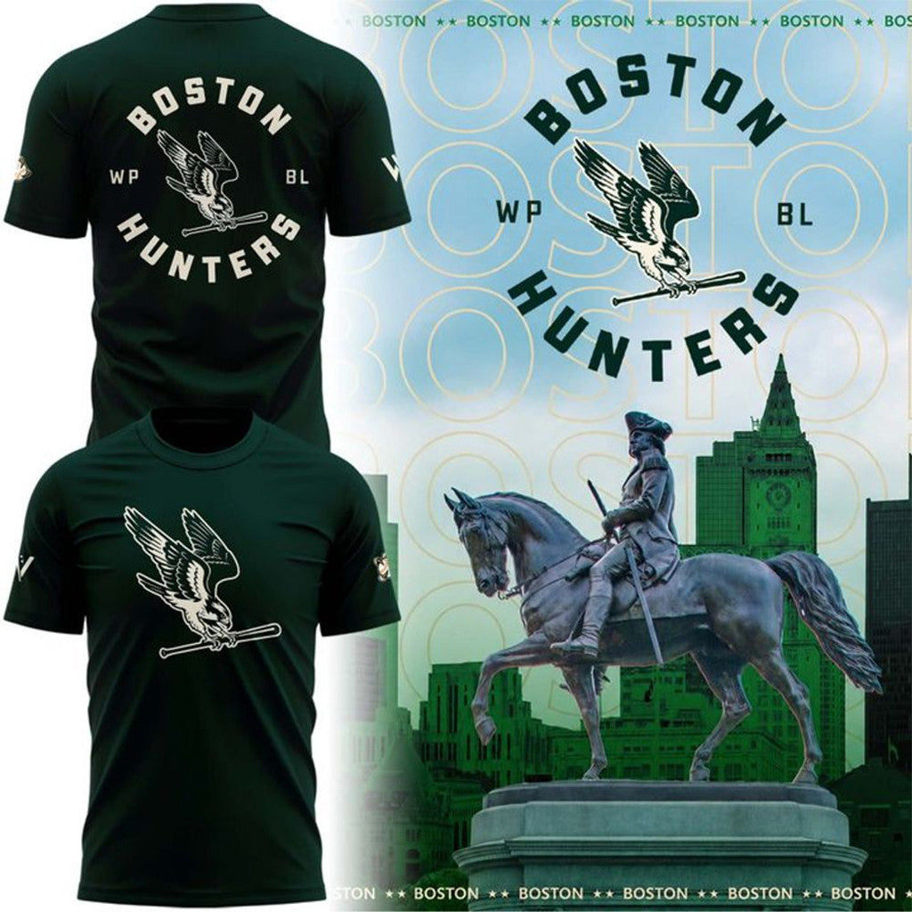 Boston Hunters WPBL 2026 T-Shirt Boston Hunters Merch Present For Baseball Lovers - Merchluma