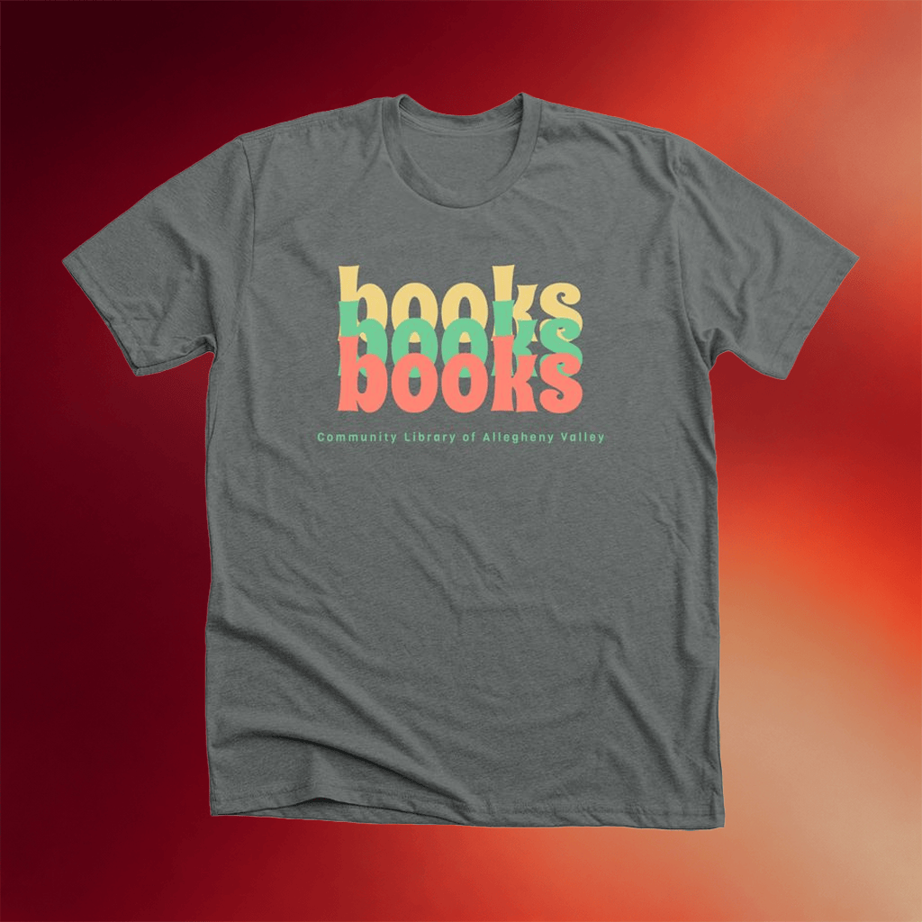 Clav Merch Books Baseball T-Shirt Community Library Of Allegheny Valley Shirt Gifts For Brother - Merchluma