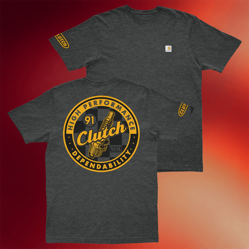 Clutch Merch 2026 Carhartt Dependability T-Shirt Best Gifts For Rock Band Fans - Merchluma