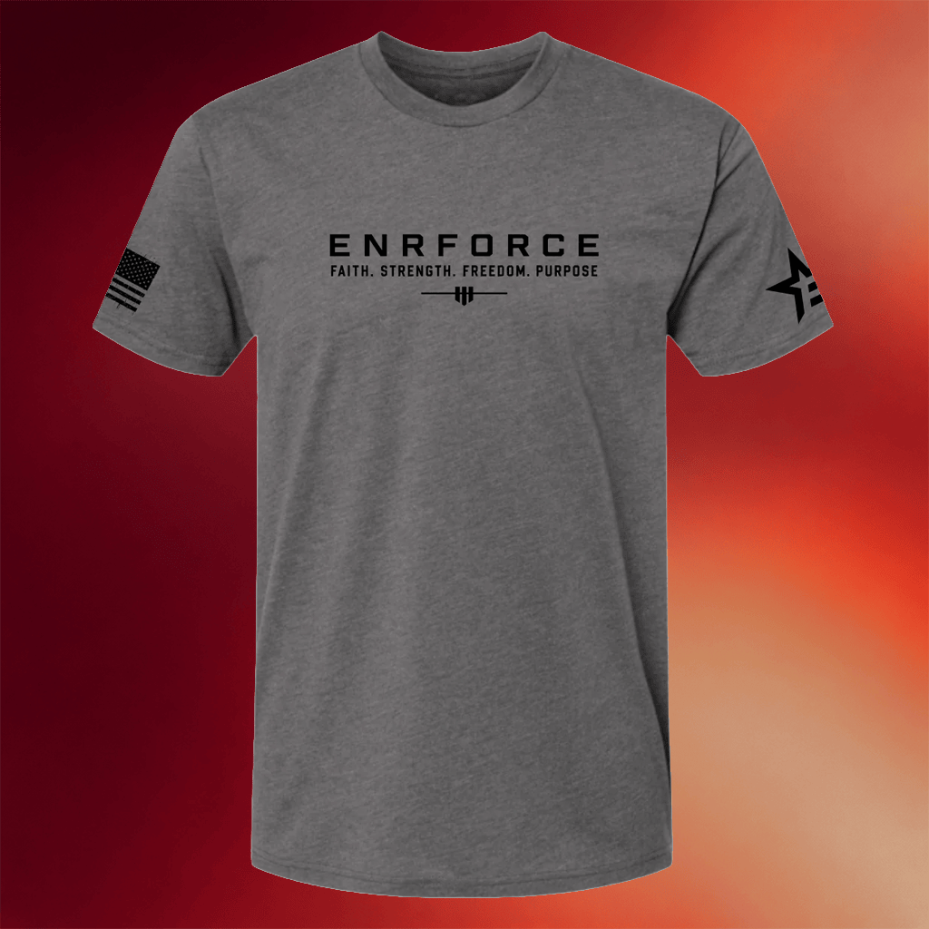 Enrforce Merch 2026 Legacy T-Shirt Faith Strength Freedom Purpose Shirt Gift For Dad - Merchluma