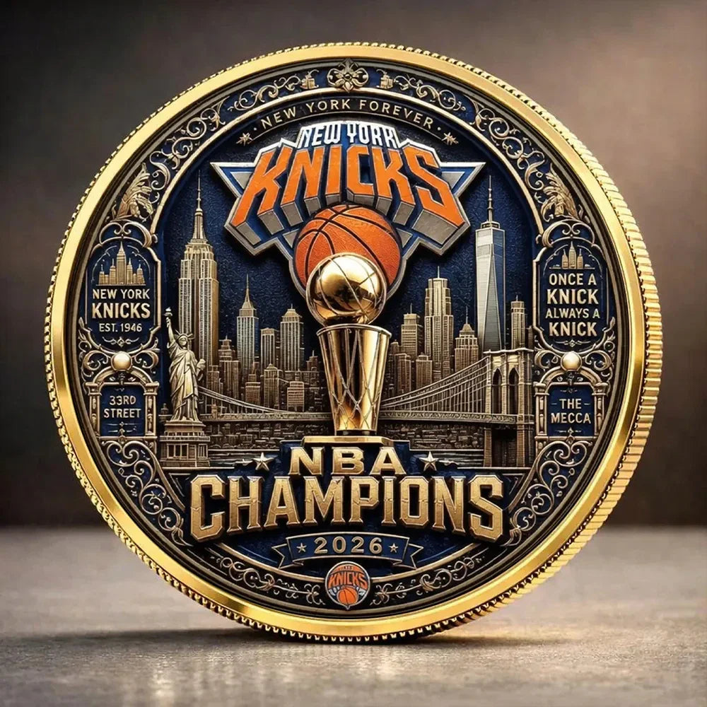 New York Knicks Finals Champions 2026 Commemorative Coin New York Forever Merch Gifts For Fan - Merchluma