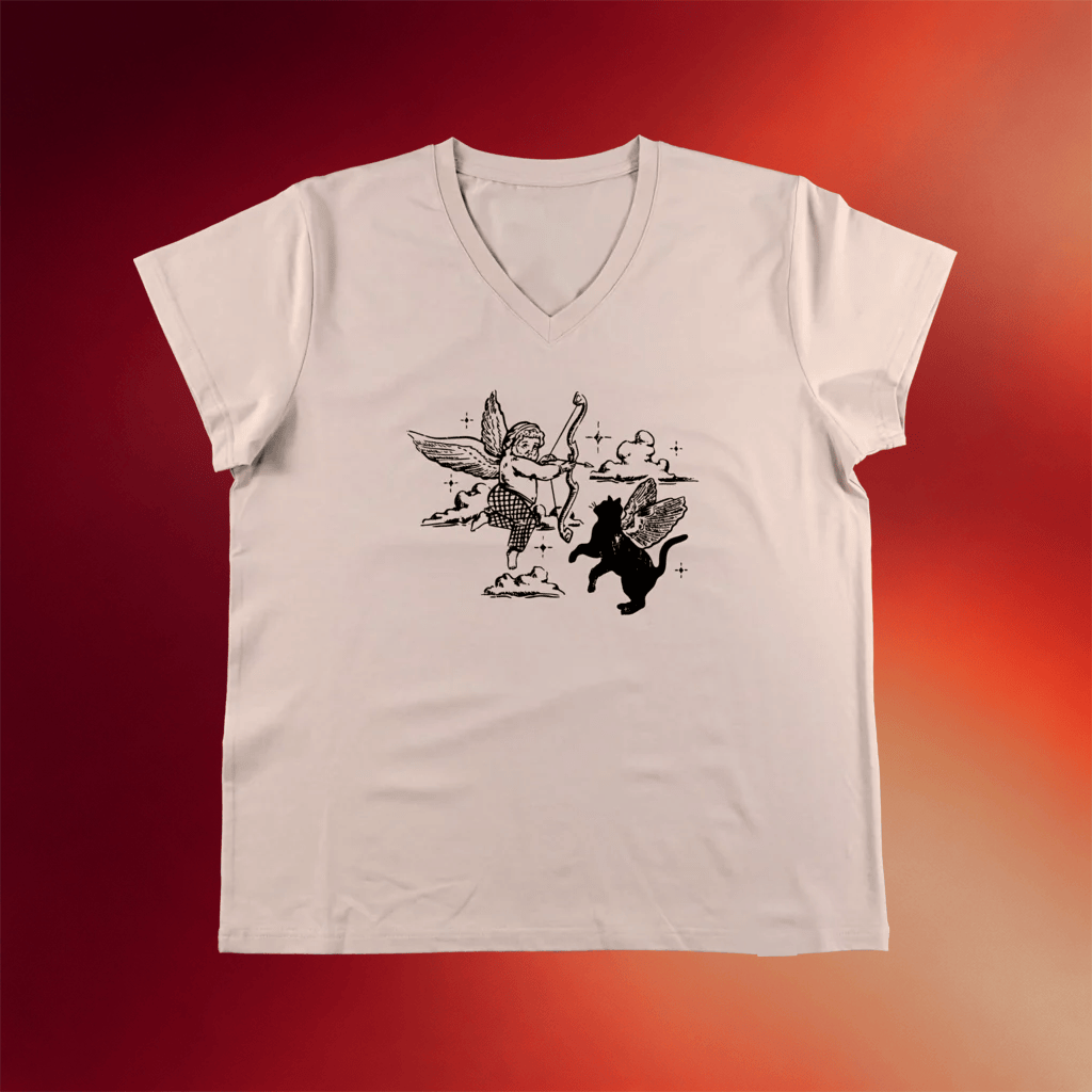CaseOh Merch 2026 CaseOh's Cherub V-Neck T-Shirt For Women's Gifts For Gamer Fans - Merchluma
