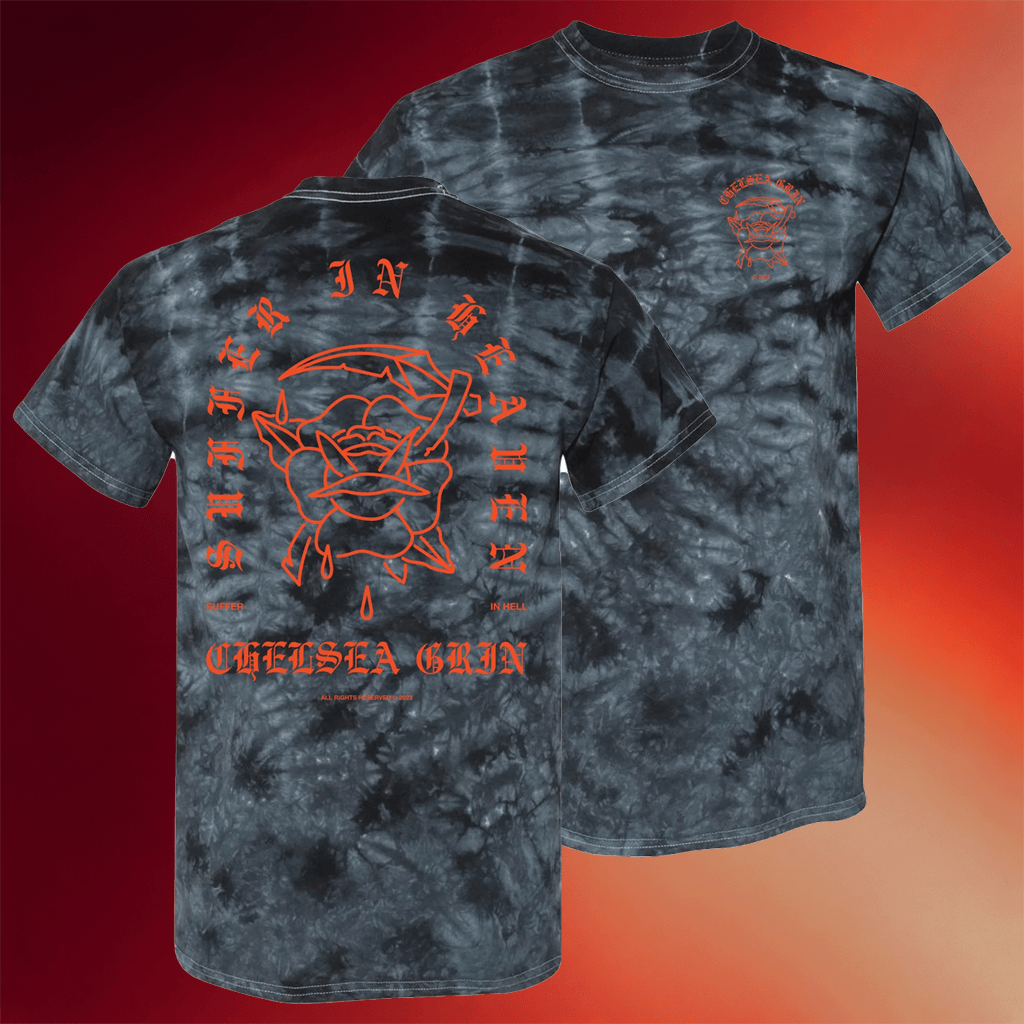 Chelsea Grin Merch 2026 Rose Tie Dye Shirt Chelsea Grin Band Shirt Present For Husband - Merchluma
