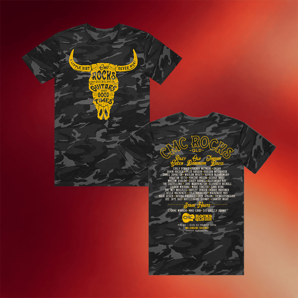 CMC Rocks Merch Cow Skull Camo Shirt CMC Rocks T-Shirt Gifts For Father - Merchluma