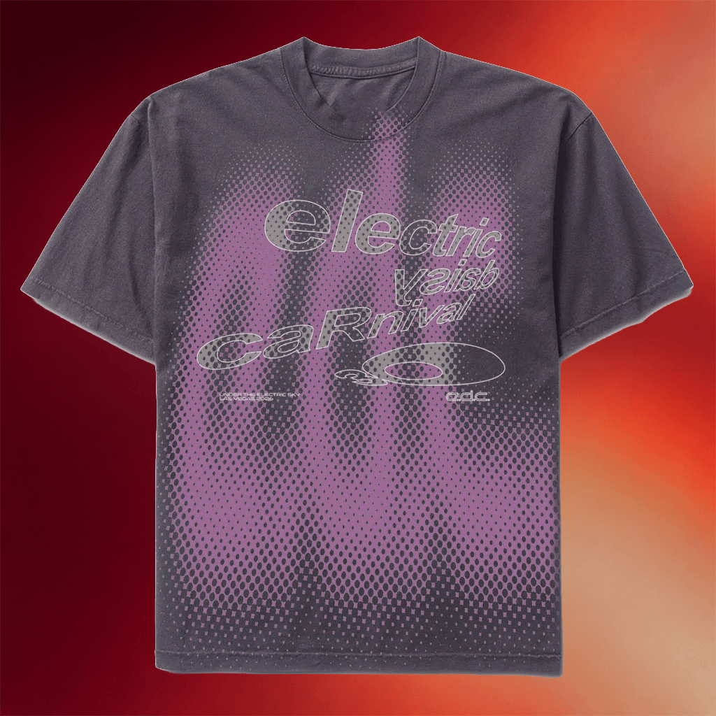 EDC Merch 2026 30th Halftone T-Shirt Electric Daisy Carnival Shirt Gifts For Music Lovers - Merchluma