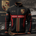 Pors EST 1931 Sport Stand Collar Zip Jacket Pors Merch Car Enthusiast Gifts For Dad - Merchluma