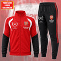 Custom Arsenal 140TH Anniversary Zipper Stand Collar Jacket And Sweatpants Set 2026 Fan Merch - Merchluma