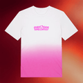 Eurovision Merch Eurovision Song Contest Dip Dye T-Shirt White Pink Best Gifts For Daughter - Merchluma