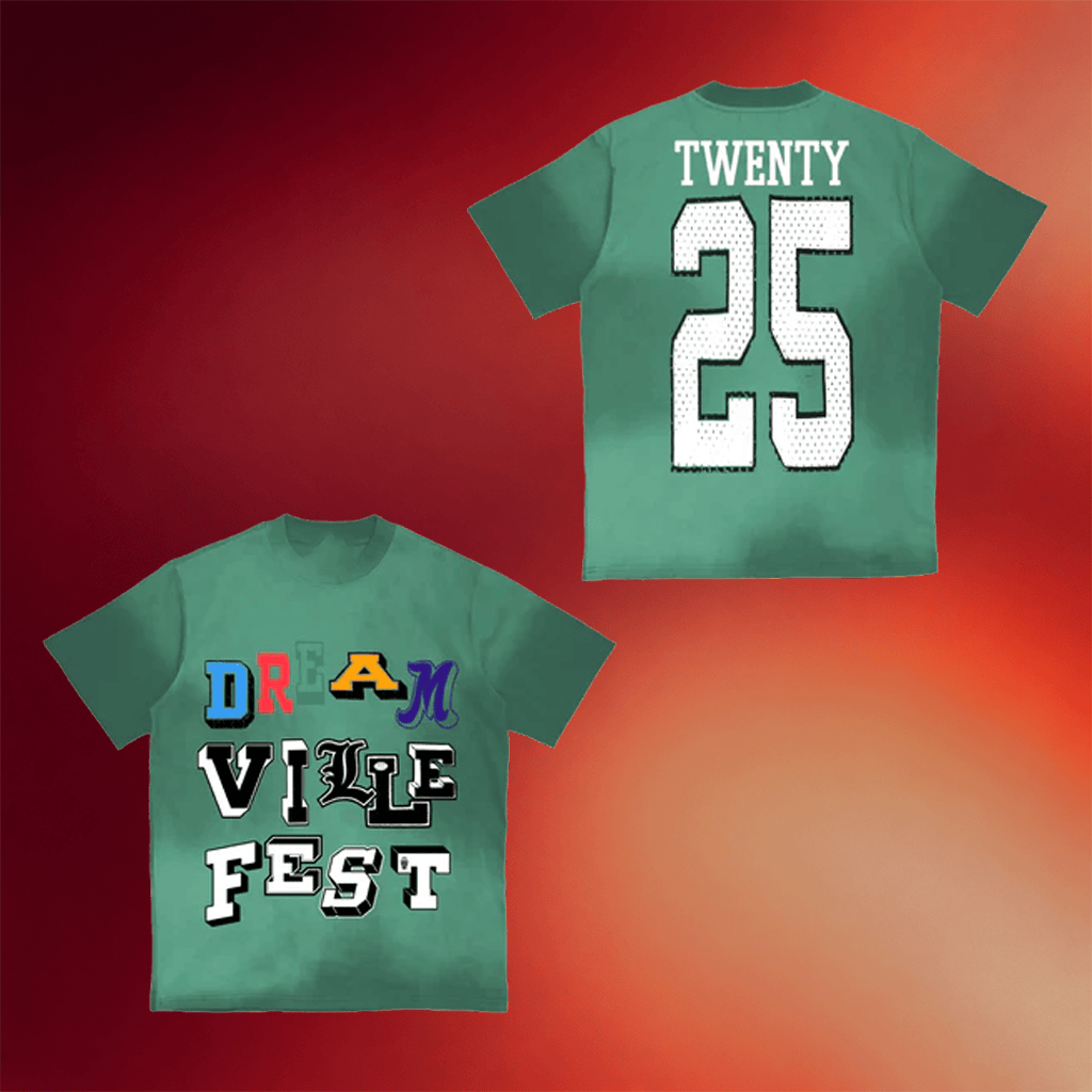 Dreamville Festival Merch DV 25 Varsity Letters T-Shirt Presents For Hip Hop Lovers - Merchluma