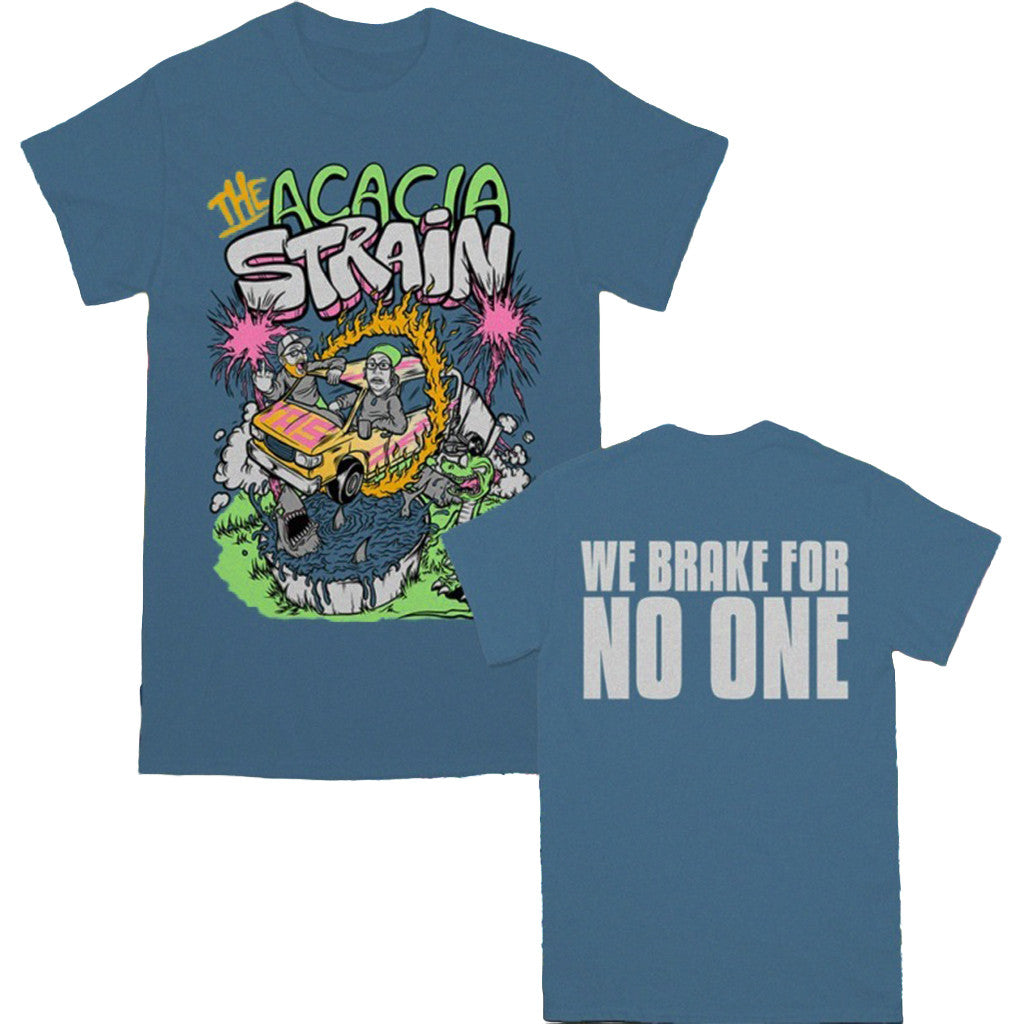 The Acacia Strain We Brake For No One Van Jump T-Shirt The Acacia Strain Merch Gifts For Him - Merchluma