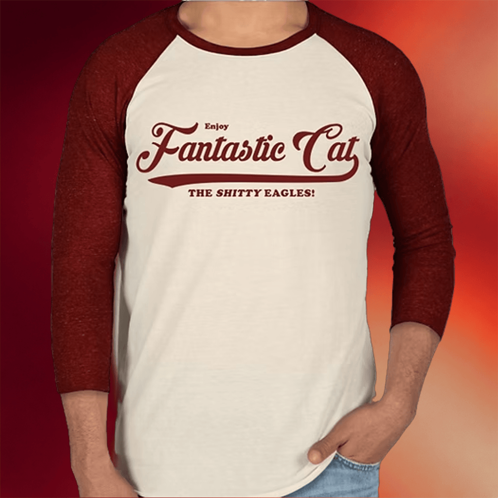 Fantastic Cat Merch Shitty Eagles Raglan Sleeve Shirt Birthday Gifts For Music Lovers - Merchluma