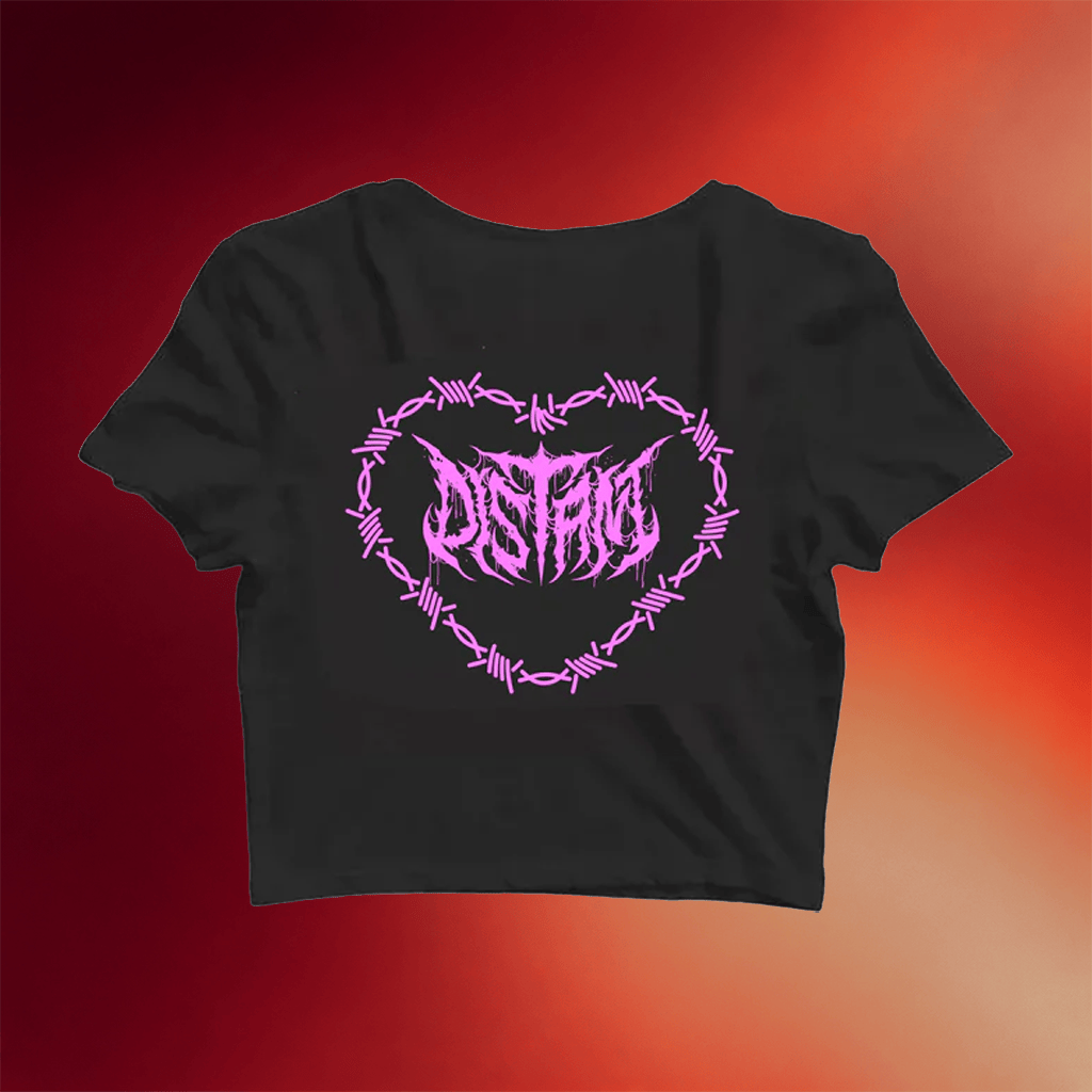 Distant Merch 2026 Love Crop Top Distant Band Shirts Gifts For Music Lovers - Merchluma
