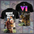 Grand Theft Auto VI Merch Rockstar Games T-Shirt Birthday Gifts For Him - Merchluma