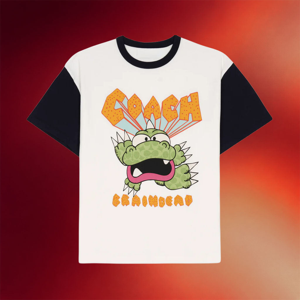 Brain Dead Merch 2026 Brain Dead X Coach Zilly Monster T-Shirt Unique Gift For Friends - Merchluma
