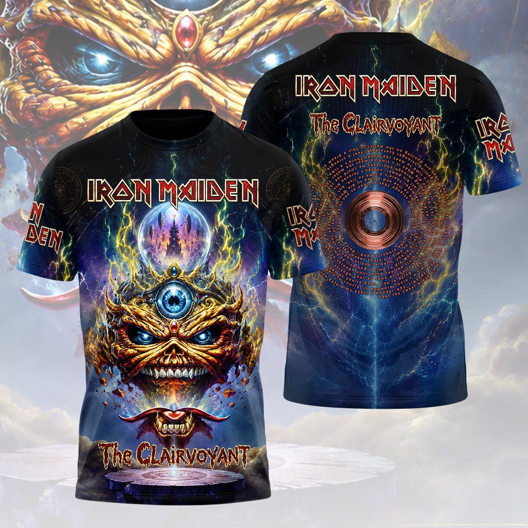 Iron Maiden Merch 2026 World Tour Run For Your Lives T-Shirt Best Gifts For Fans - Merchluma